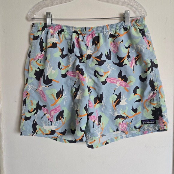 Patagonia Other - Patagonia Mens Size Large 4.5" Birds Of Paradise Baggies Lined Swim Shorts